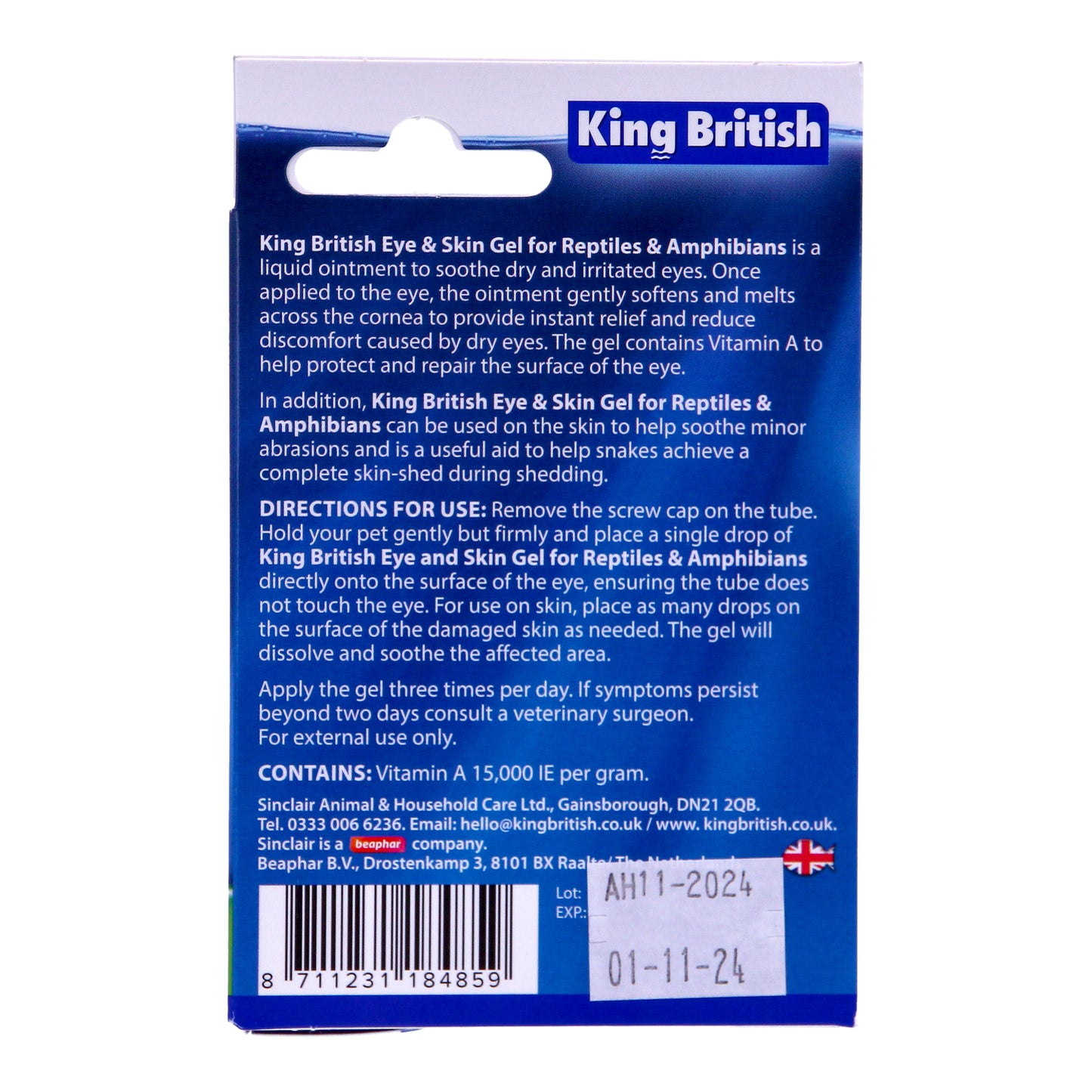 King Brithish Reptile Eye & Skin Gel