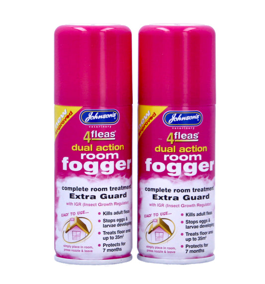 Johnsons 4fleas Room Fogger Twin Pack Flea Killer