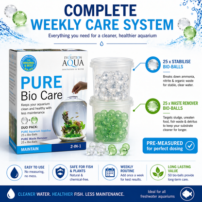 Evolution Aqua PURE Bio Balls - Water Treatment for Clear Water & Waste Removal