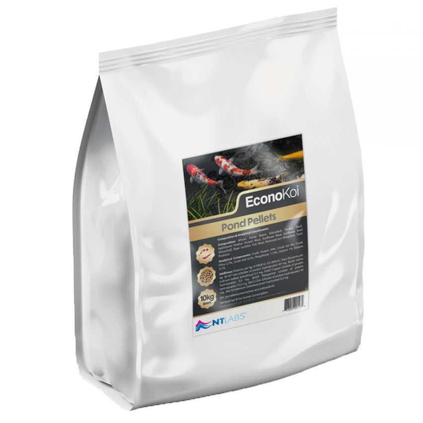 NT Labs EconoKoi Pond 10kg 6mm Pellets 