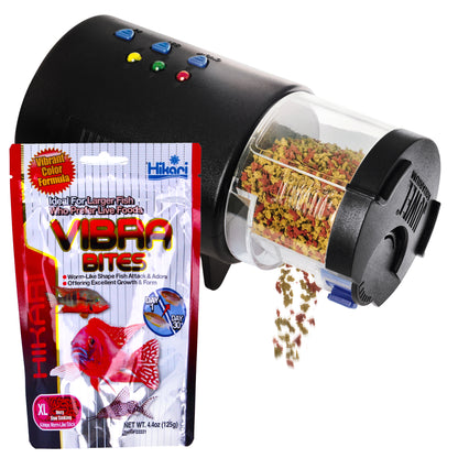 Juwel Auto Feeder & Vibra Bites XL 125g Bundle