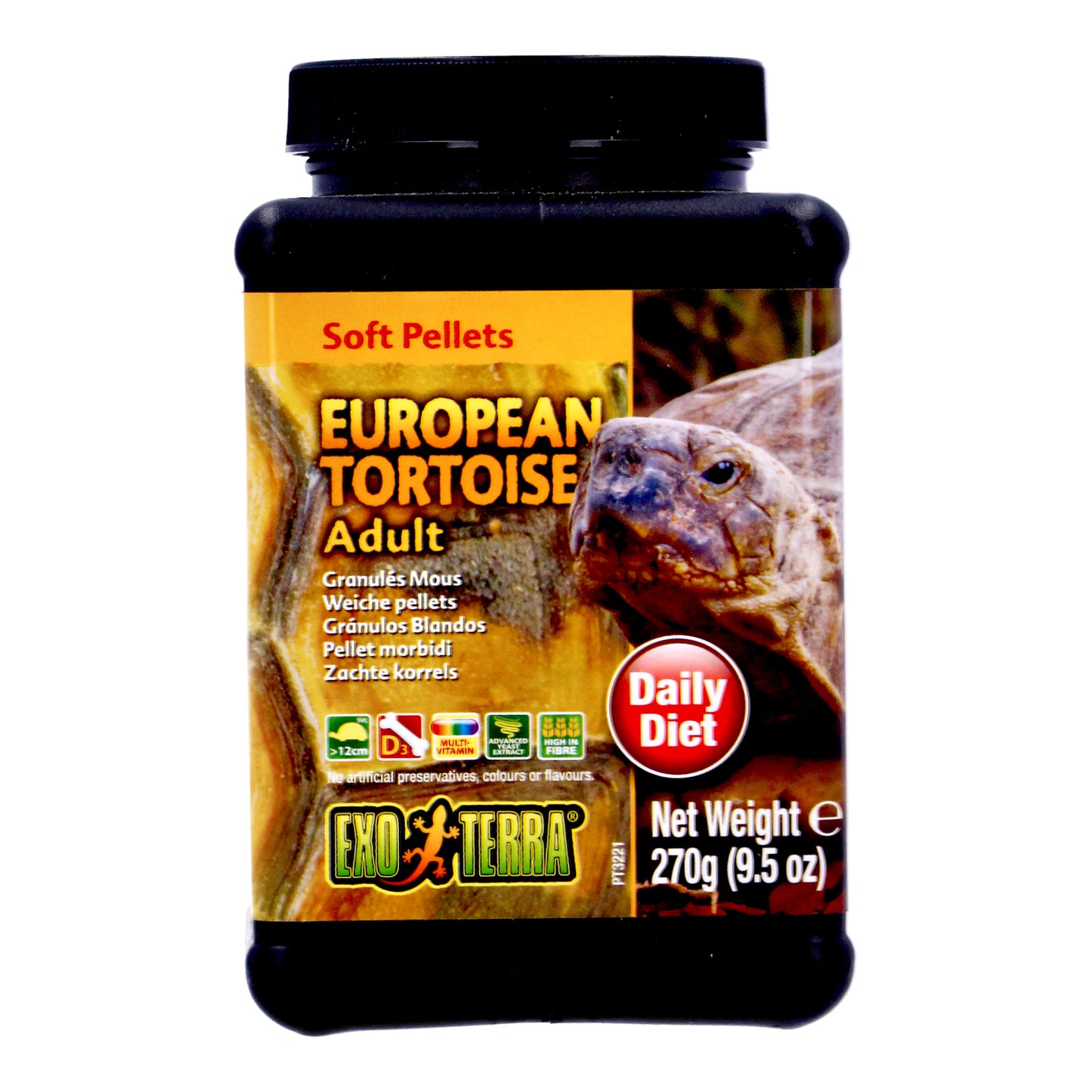 Exo Terra Adult European Tortoise Food 270g 