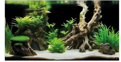 Superfish Decorative Poster Aquarium Fish Tank Background