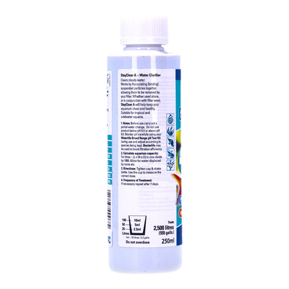 WATERLIFE STAYCLEAR A CLEARS CLOUDY & GREEN WATER 250ml