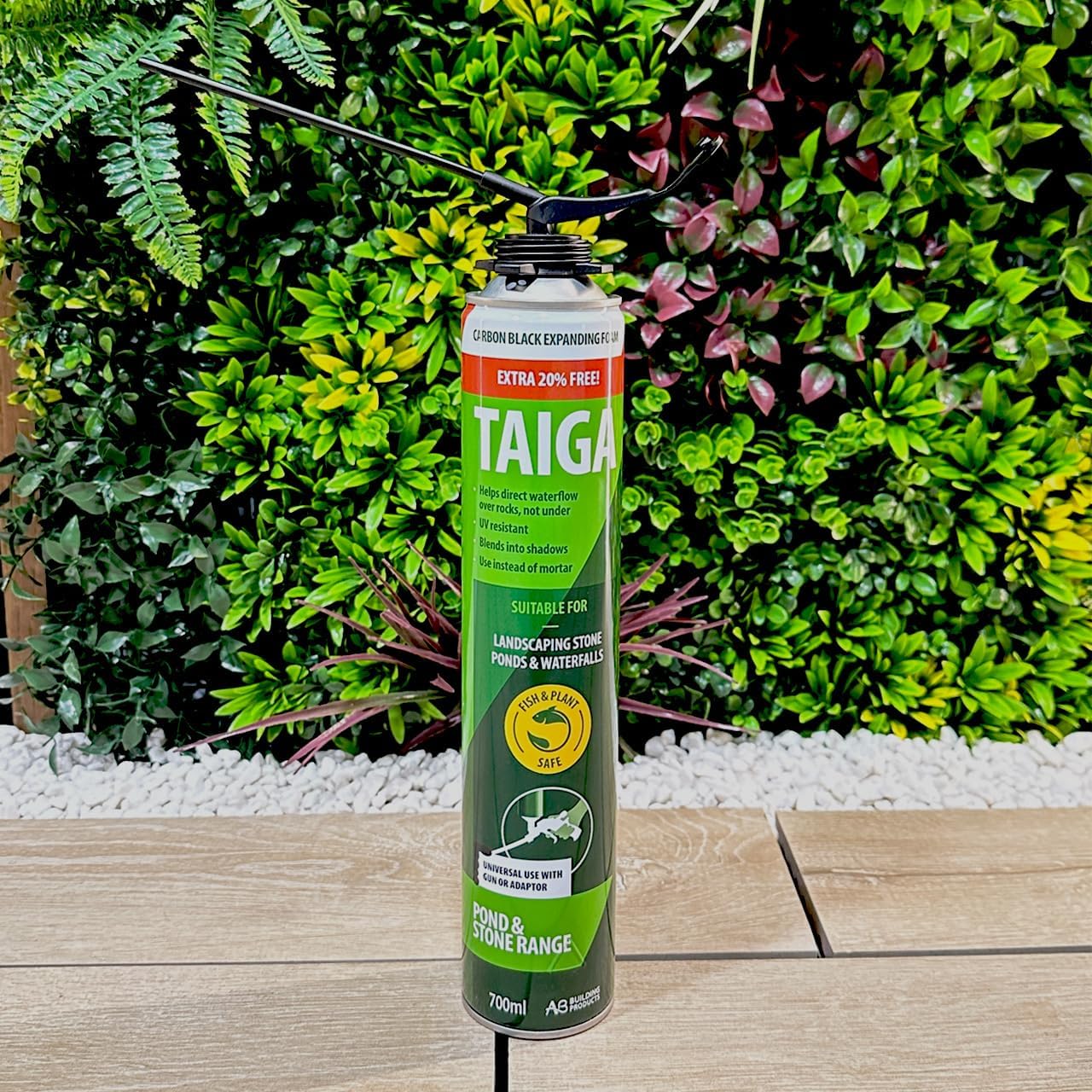 Taiga Black PU Expanding Foam 700ml