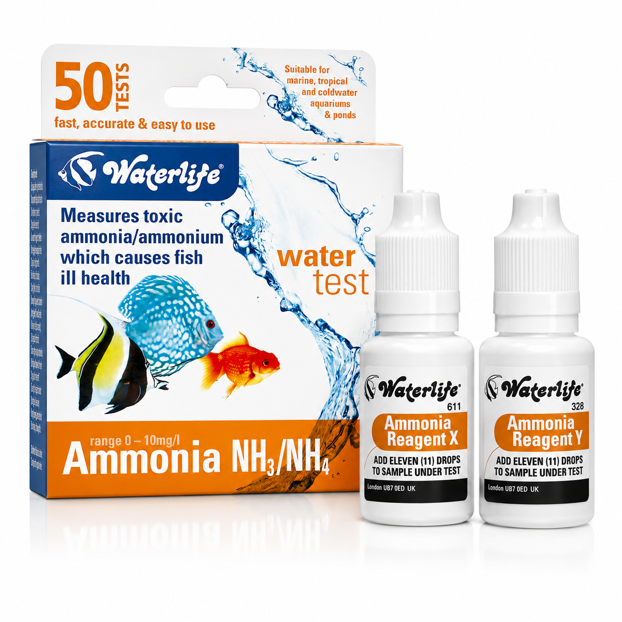 Waterlife Ammonia Nh3/Nh4 Water Test