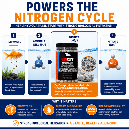 BlueShark OxyCore Hyper-Porous Biological Filter Media 260g & 520g