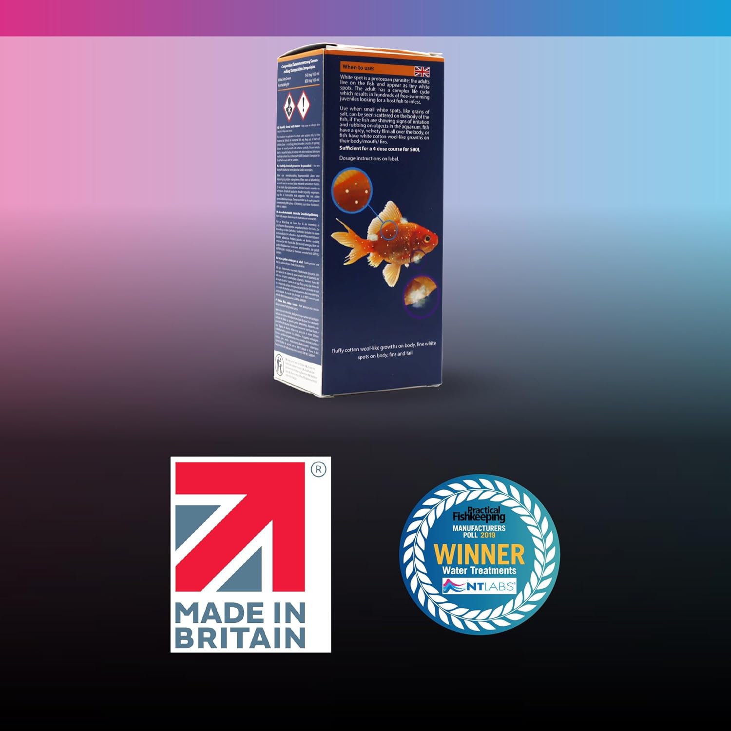 NT Labs Aquarium Anti-White Spot & Fungus 250ml 