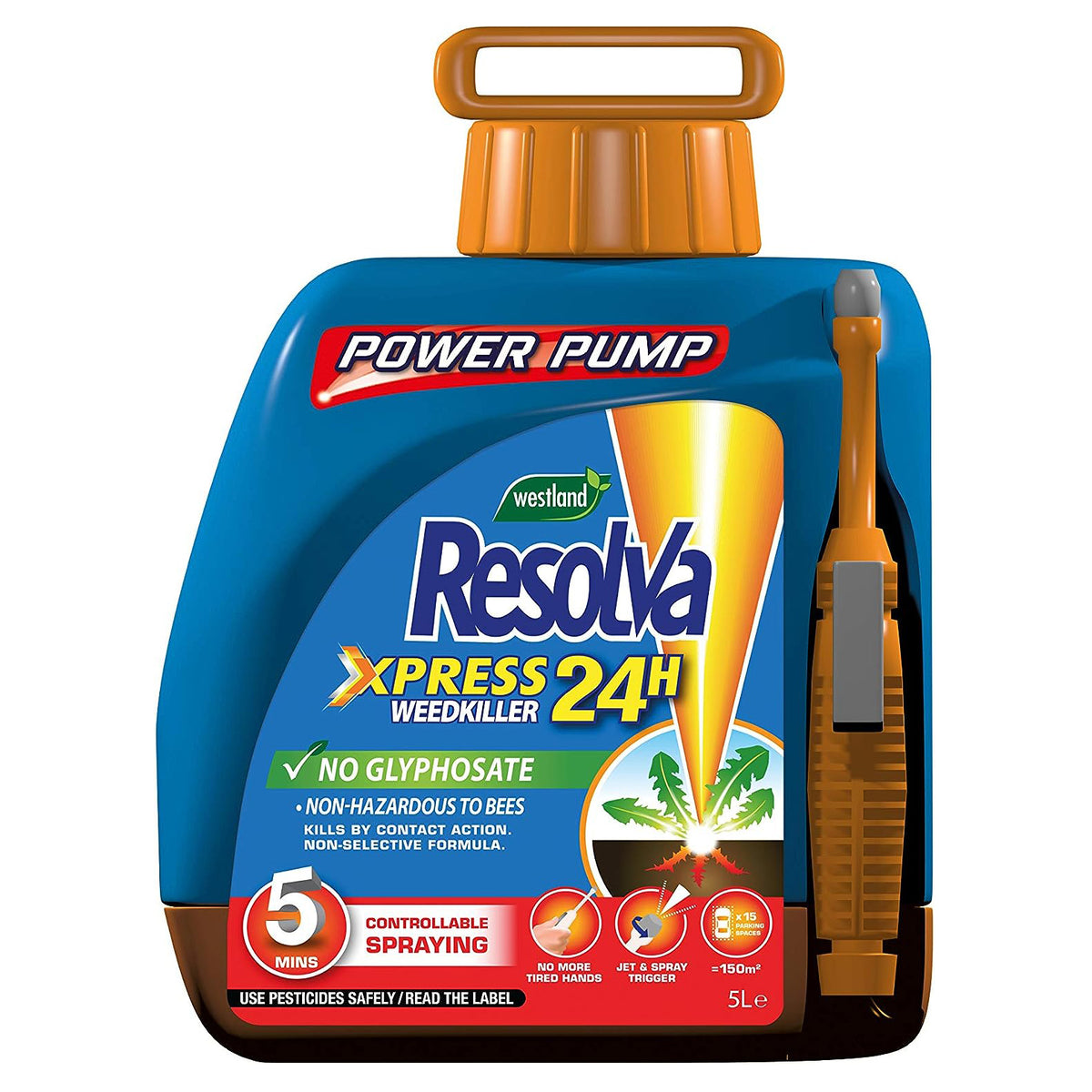 Resolva Xpress Refill 24H Weedkiller 5L Power Pump RTU
