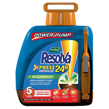 Resolva Xpress Refill 24H Weedkiller 5L Power Pump RTU