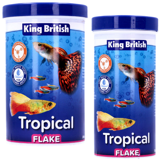 King British Tropical Fish Flakes