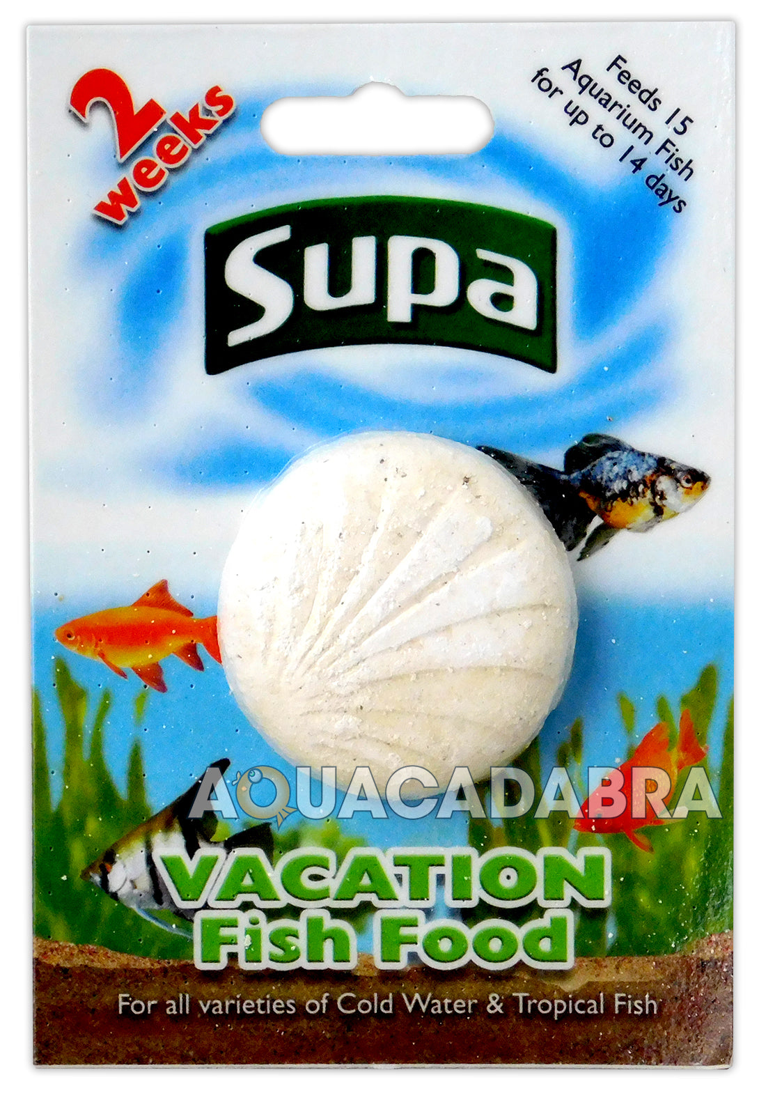 Supa Holiday Fish Food Feeding Blocks Aquarium Tropical Goldfish x2 x3