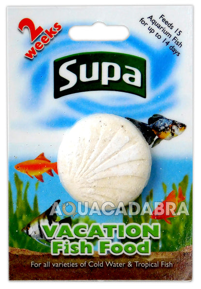 Supa Holiday Fish Food Feeding Blocks Aquarium Tropical Goldfish x2 x3