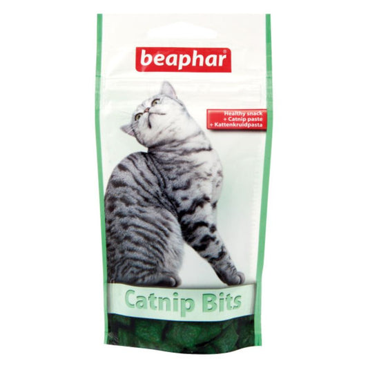 Beaphar Healthy Catnip Bits Soft Catnip Paste Filled Cat Treat Multi Packs