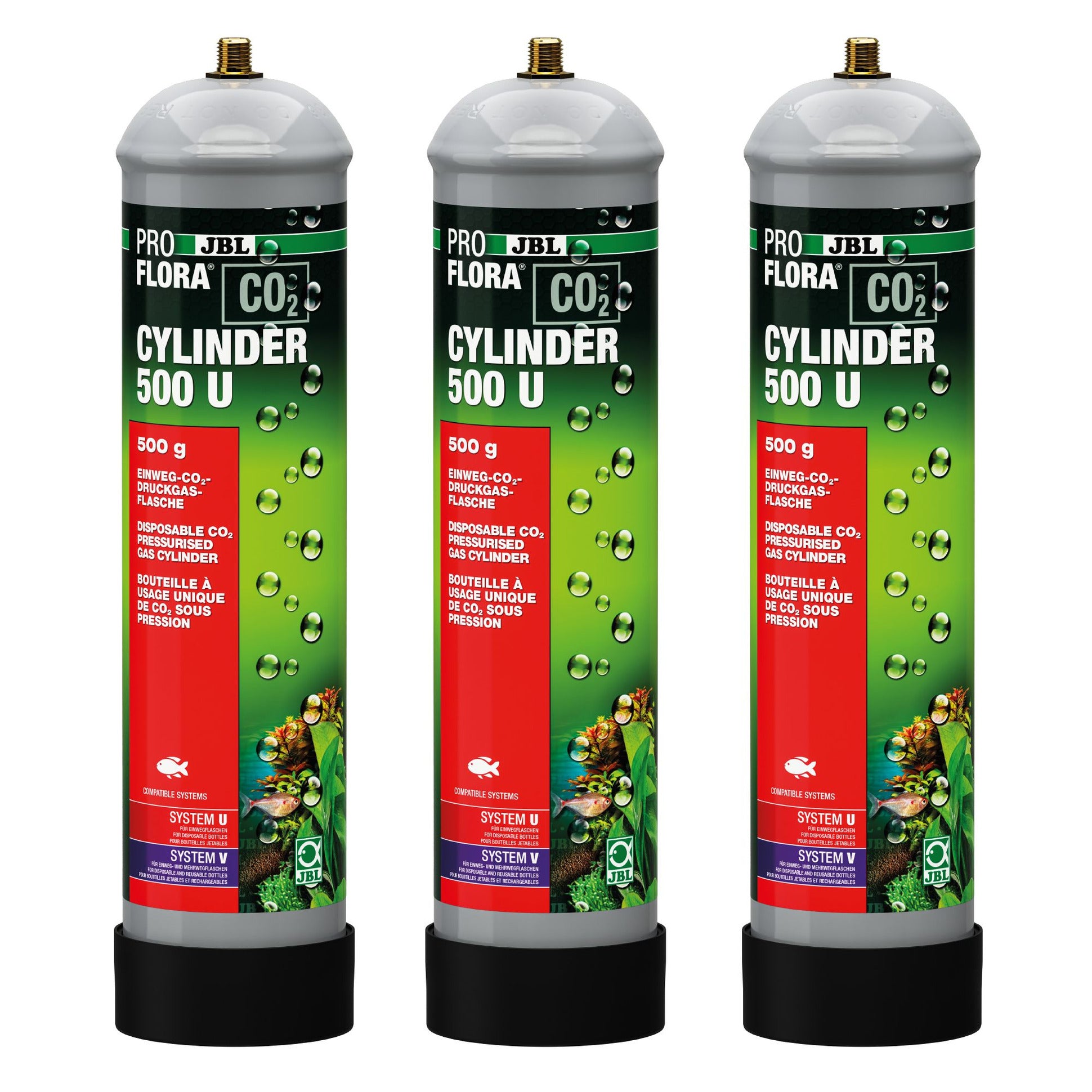 JBL ProFlora Disposable Planted Aquarium Fish Tank Plants CO2 Cylinders 500g