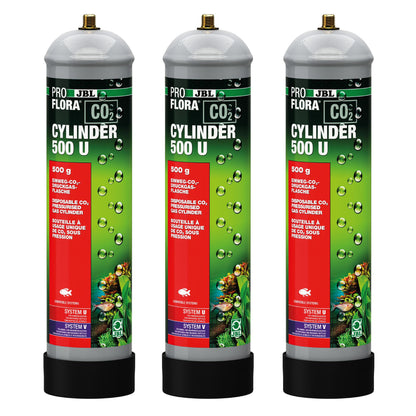 JBL PROFLORA Aquarium Fish Tank Plant CO2 Basic Set V CO2 Cylinders 500g