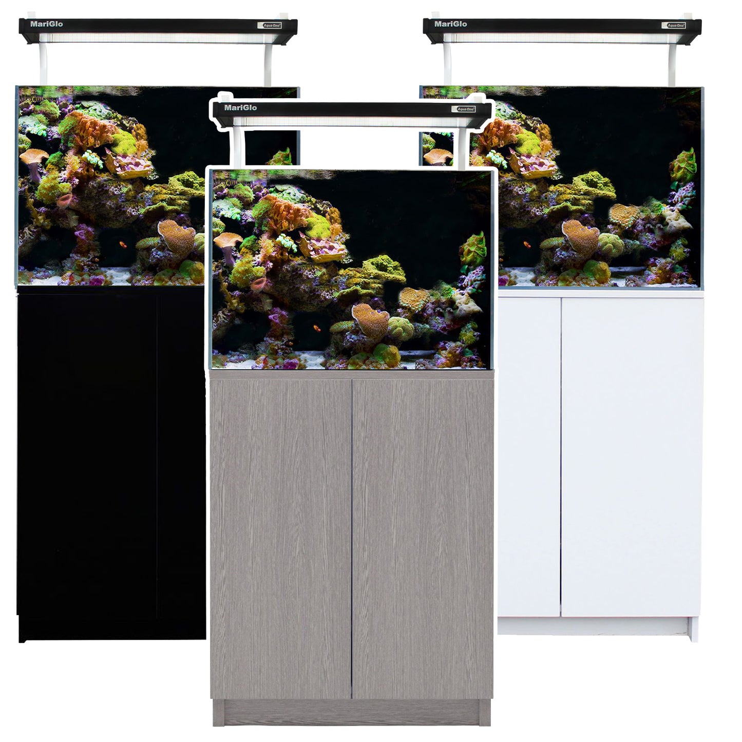 Aqua One MiniReef 120 Tank, Sump & Cabinet