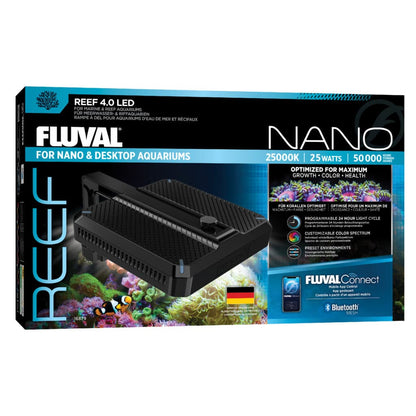 Fluval Reef 4.0 Nano LED Light w/BT Mesh 25W Aquarium Fish Tank Plant Growth