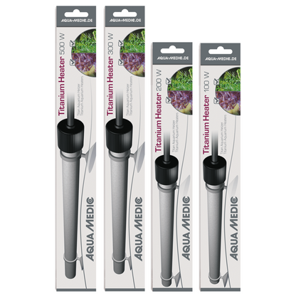 Aqua Medic Titanium Heater - Saltwater Resistant & Shutterproof - 100W to 500W