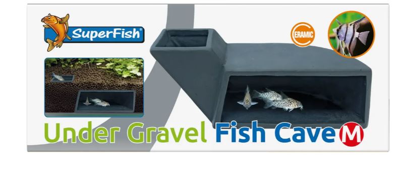 Superfish Undergravel Fish Cave Small and Medium Size Hide Cover