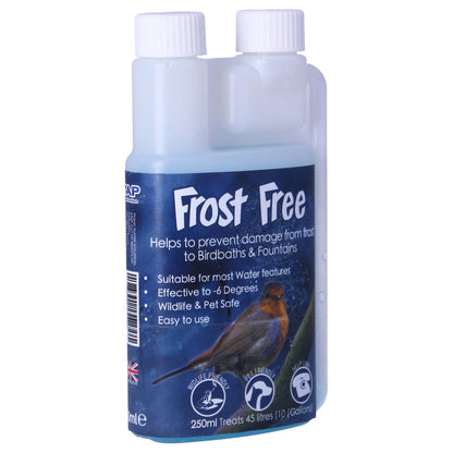 TAP Frost Free 250ml Prevent Water Feature Ice Freeze Pet Wildlife Safe Garden