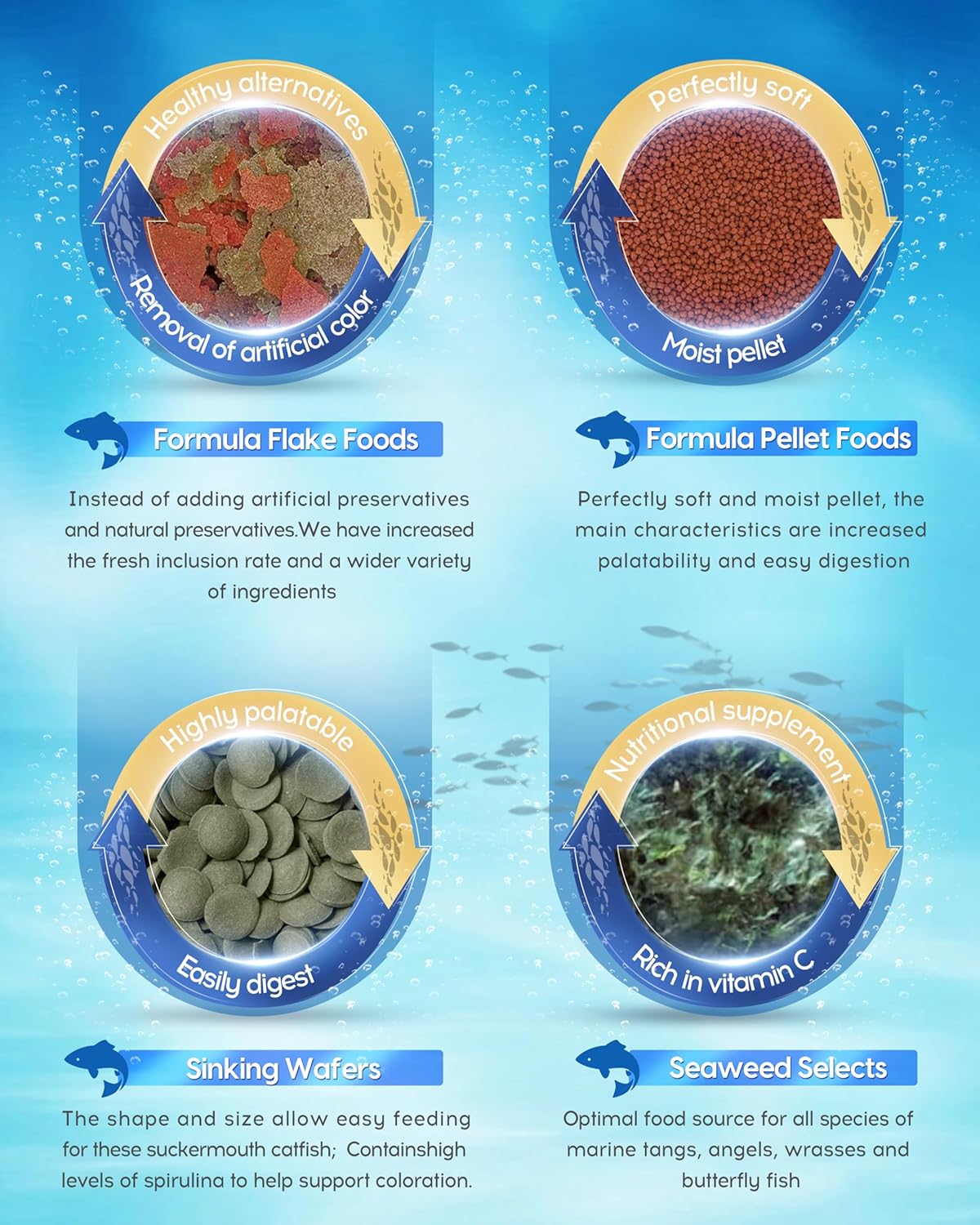 Ocean Nutrition Community Flake Fish Food with Garlic & Vitamins 71g