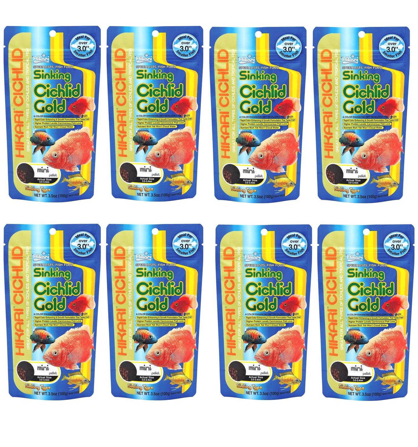 Hikari Cichlid Gold Sinking Medium Pellets (Low Date)