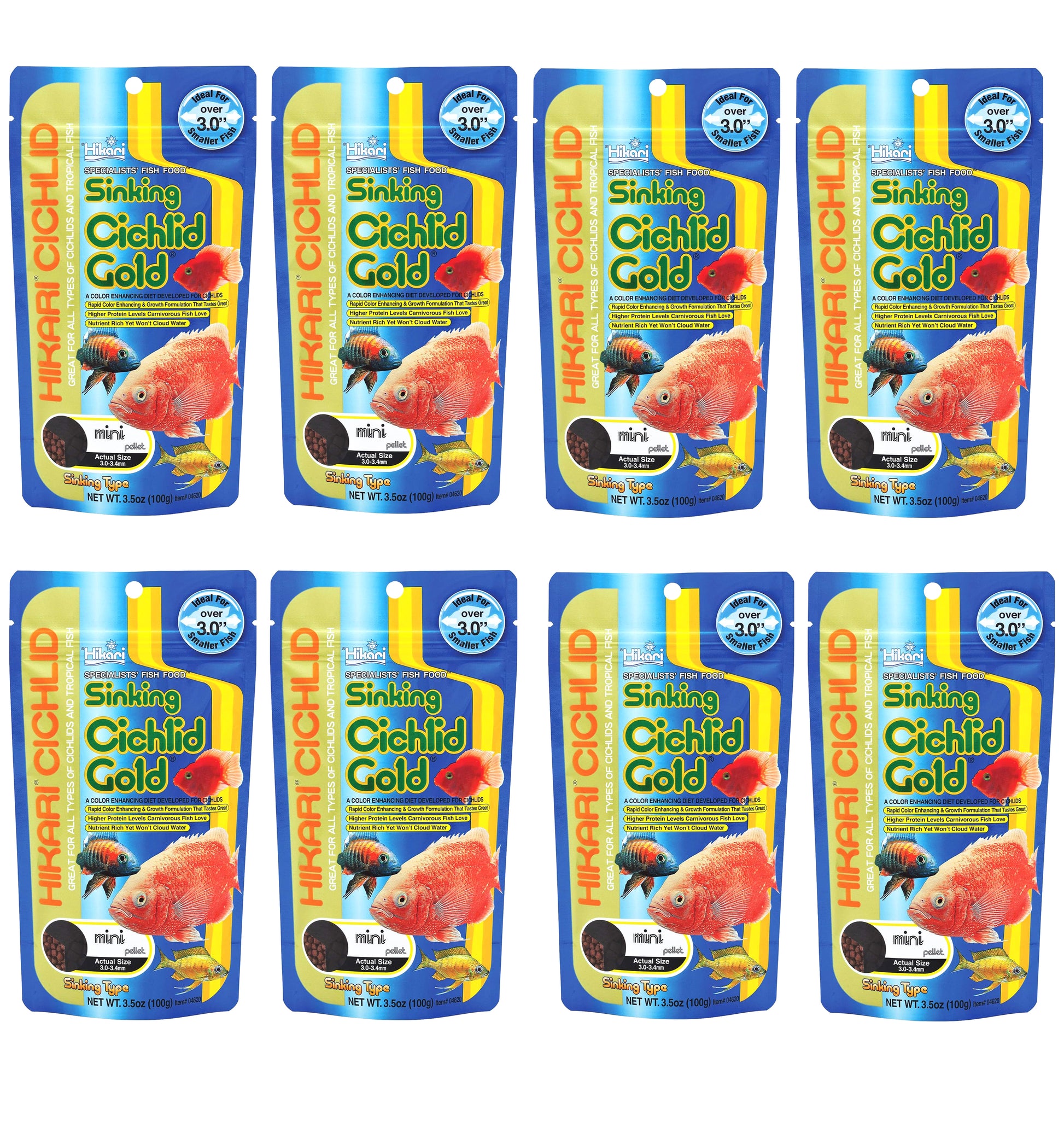 Hikari Cichlid Gold Sinking Medium Pellets (Low Date)