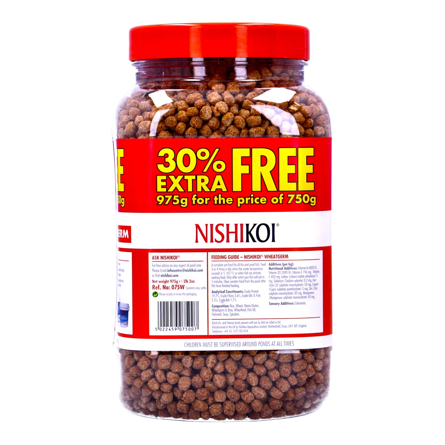 Nishikoi Wheatgerm 750g 30% Extra Medium Pellet