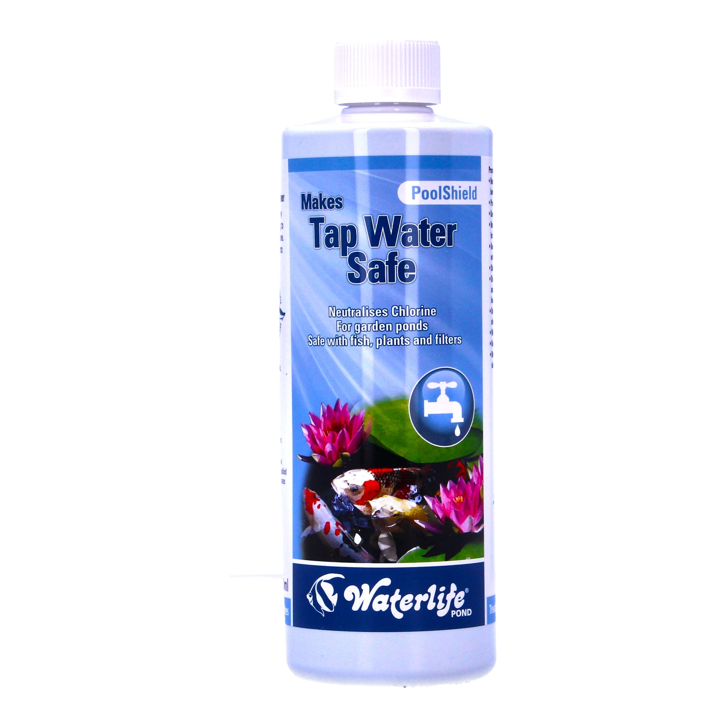 Waterlife Pond Tap Water Dechlorinator PoolShield Fish Safe Remove Chlorine