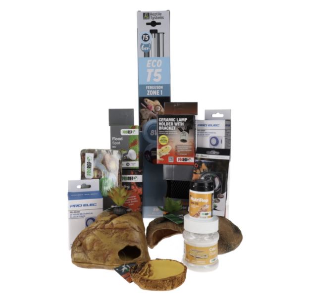 ProRep Leopard Gecko Accessory Kit UVB Heat Lighting Setup Full Kit