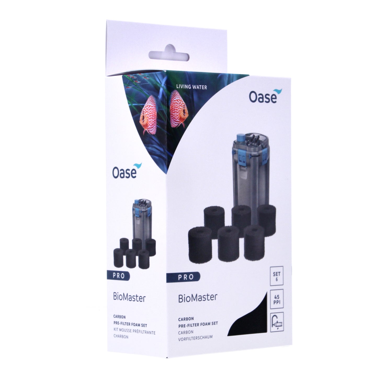 Oase BioMaster Pre-Filter Foam Set of 6 - Carbon