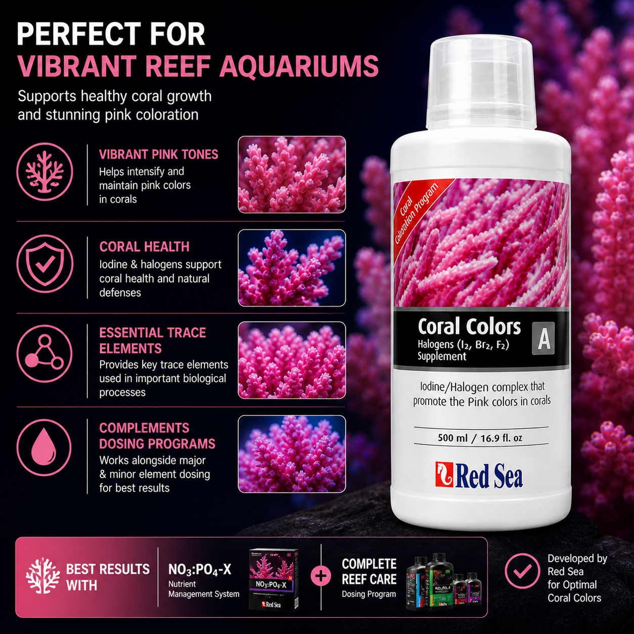 Red Sea Trace-Colours Iodine+ A 500ml - R22043