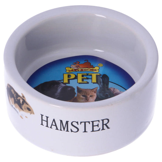 Lazy Bones Porcelain Hamster Bowl