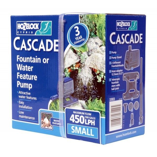 Hozelock Cascade 450 Pond Fountain Pump