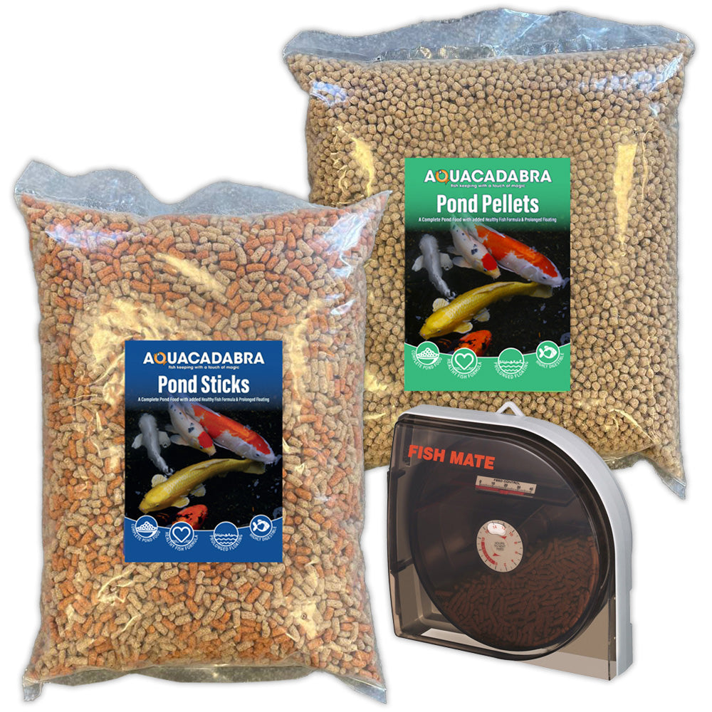 Aquacadabra Pond Food 2kg & P21 Auto Feeder