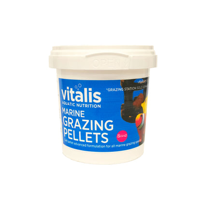 Vitalis Marine & Tropical Grazing Pellets Fish Food 80g with Grazing Station