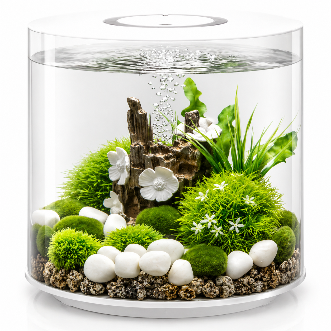 biOrb Tube 35L MCR LED Aquarium | Black/White