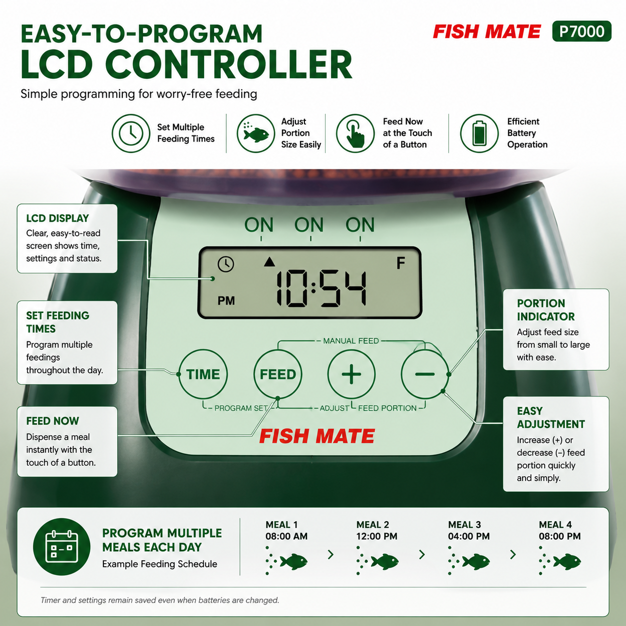 Fish Mate P7000 Pond Fish Feeder