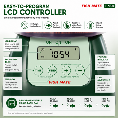 Fish Mate P7000 Pond Fish Feeder