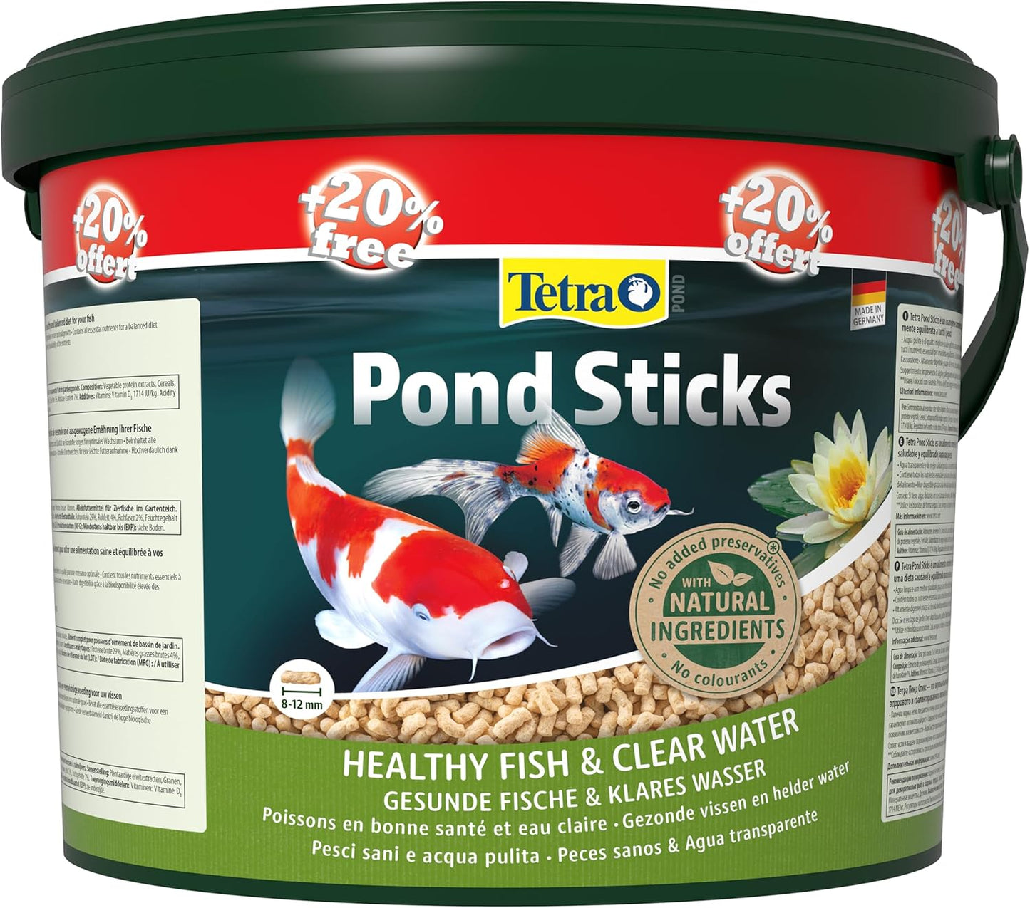 Tetra Pond Fish Food Sticks 12L (1440g)