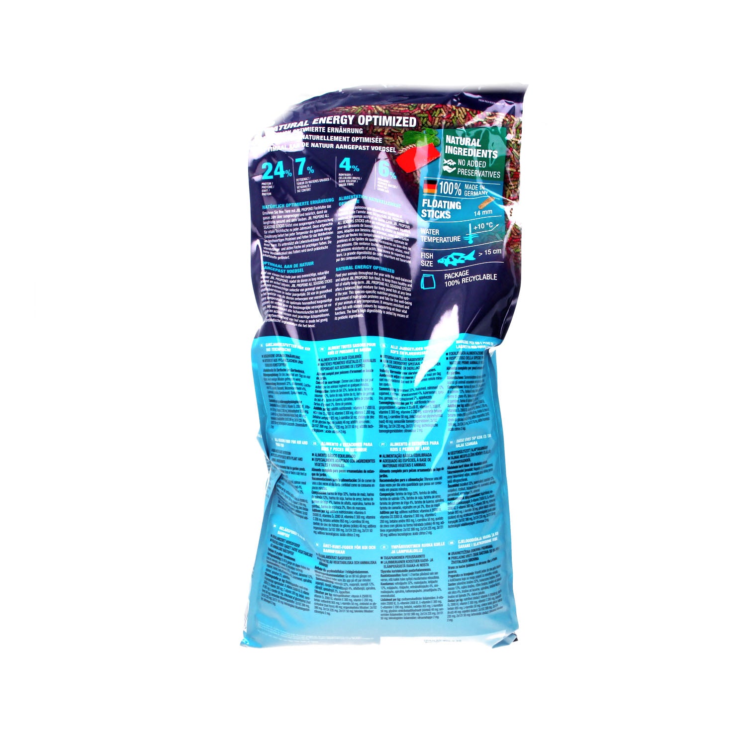 JBL ProPond All Seasons Pond Food Floating Sticks 5.8kg with Storage Bucket