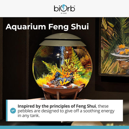 biOrb Feng Shui Pebble Set Red Marble Fish Tank Aquarium Decoration Stones