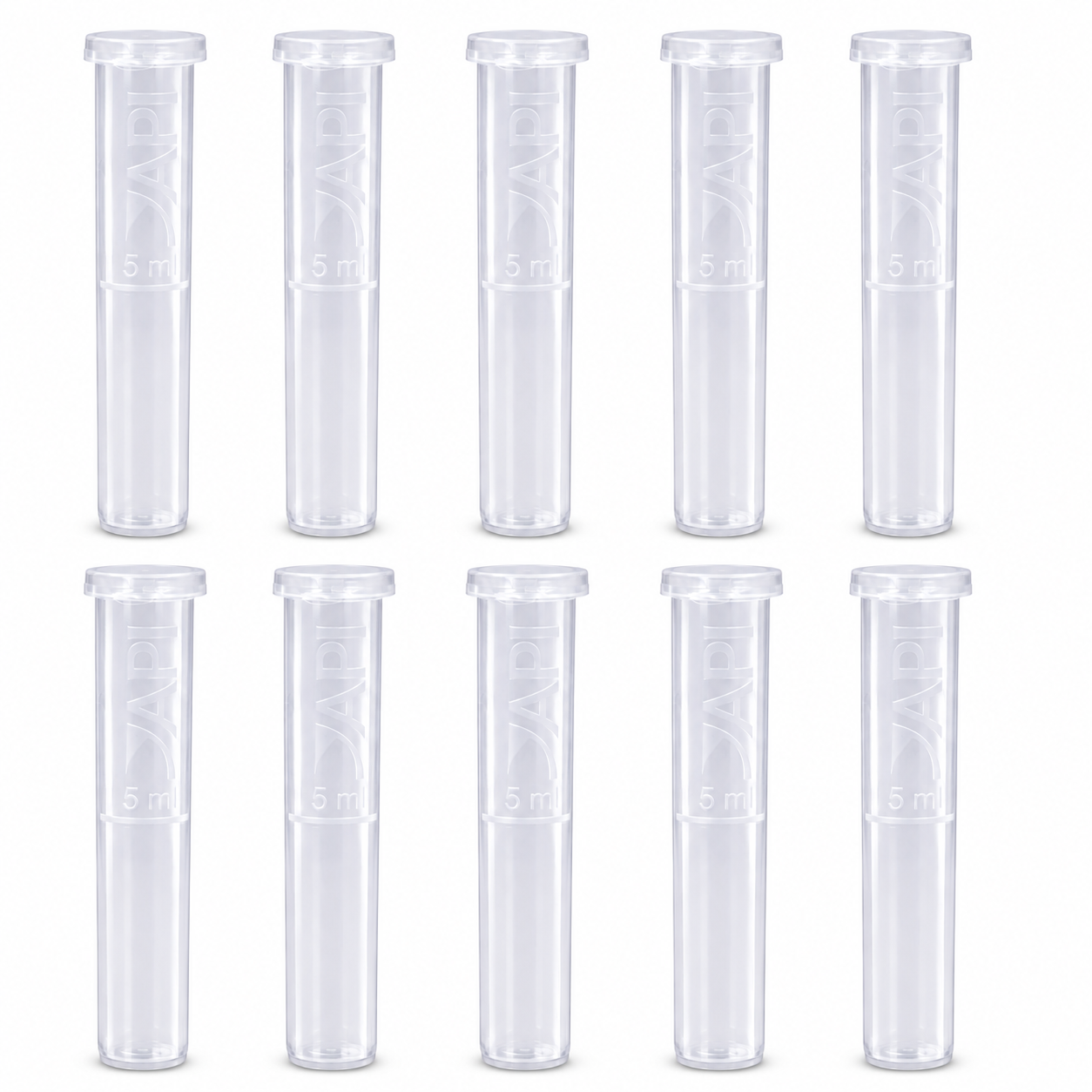 API Replacement Test Tubes with Screw Caps