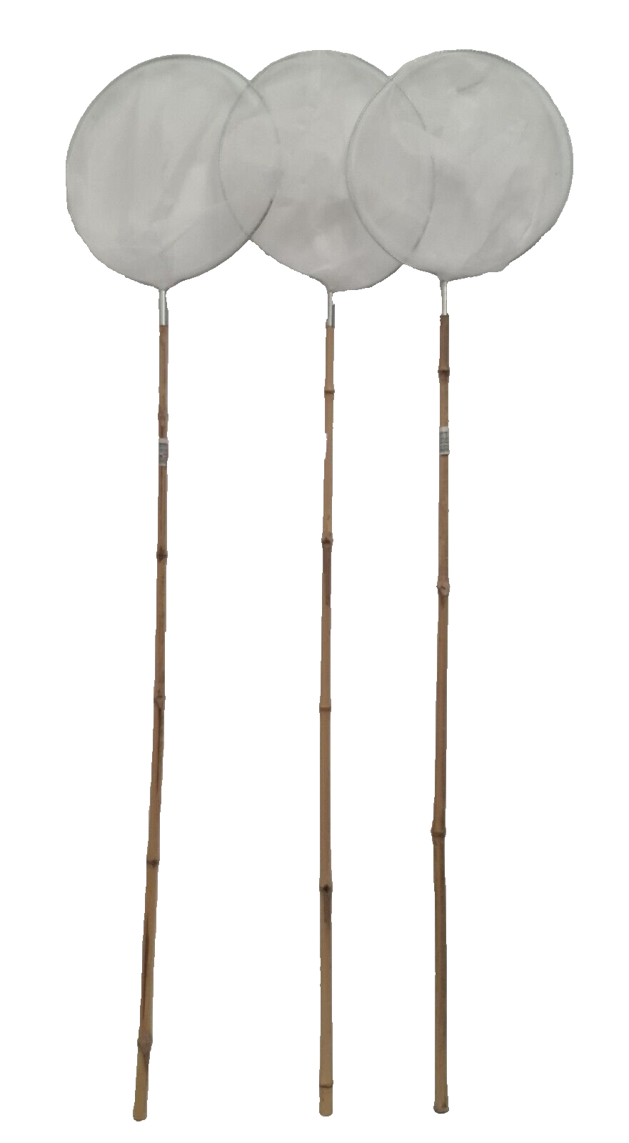 Pond Net Pack of 3 – Bamboo Handle & Steel Frame (115cm)