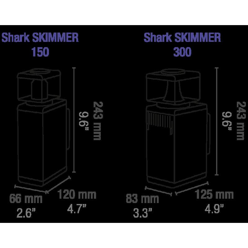 Compact Aquarium Fish Tank Sicce Shark Ultra Quiet Internal Protein Skimmer 150