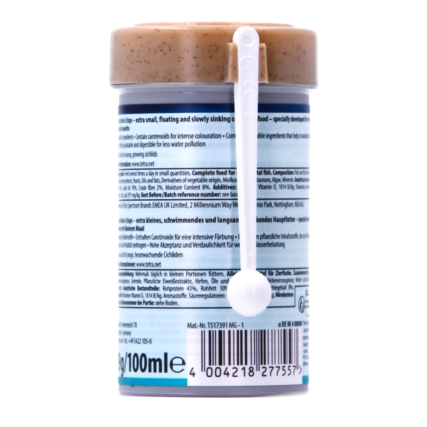 Tetra Micro Fish Food Granules Crisps Sticks Small Tropical 45g 100ml