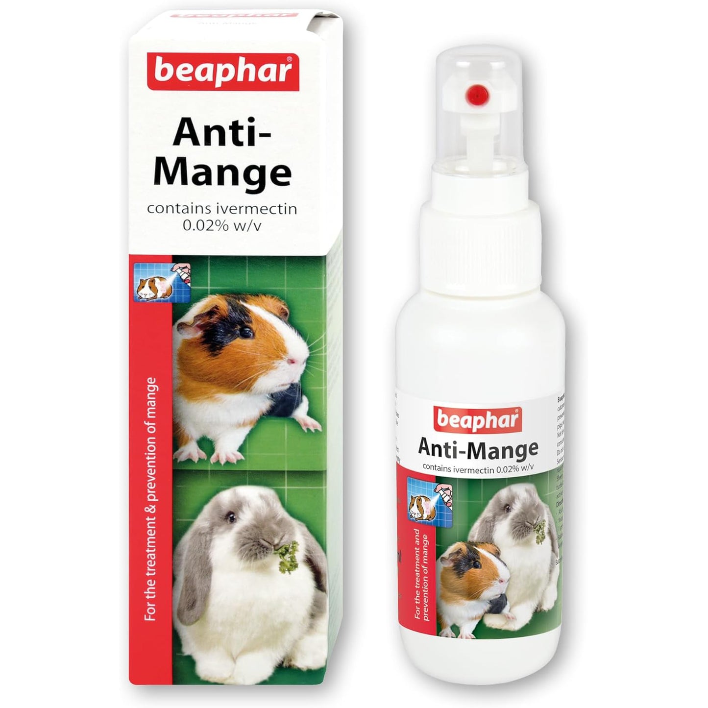 Beaphar Anti-Mange Spray Treatment Small Animals 75ml