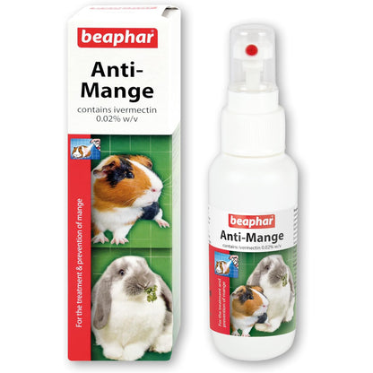 Beaphar Anti-Mange Spray Treatment Small Animals 75ml