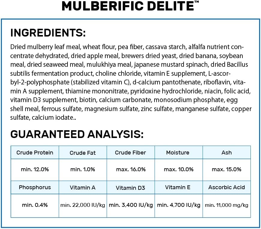 Hikari Mulberific Delite Tortoise Food 650g 